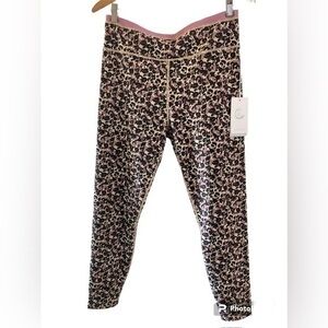 JOHNNY WAS Calme Leopard Endurance High Waist 7/8 Leggings